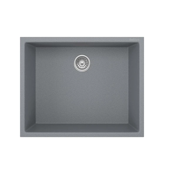 REAL GORDİON 58 GRİ GRANİT EVİYE K012 52.5 x 40 Cm Tezgah Altı ürün görseli 1