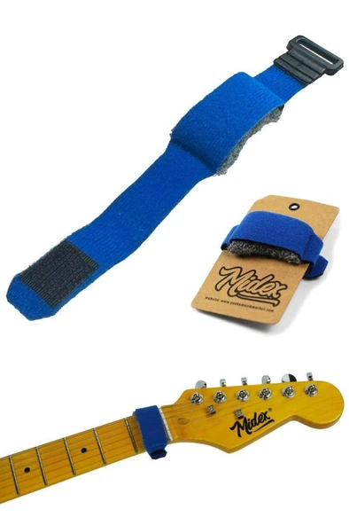 Midex Fretwrap FW-1BL Gitar Tel Susturucu - Medium (6-20cm) ürün görseli 1