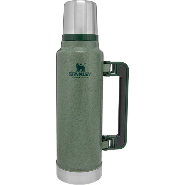 Stanley Klasik Vakumlu Paslanmaz Çelik Termos 1.4 LT The Legendary Classic Bottle 1.4L - Hammertone Green ürün görseli 1