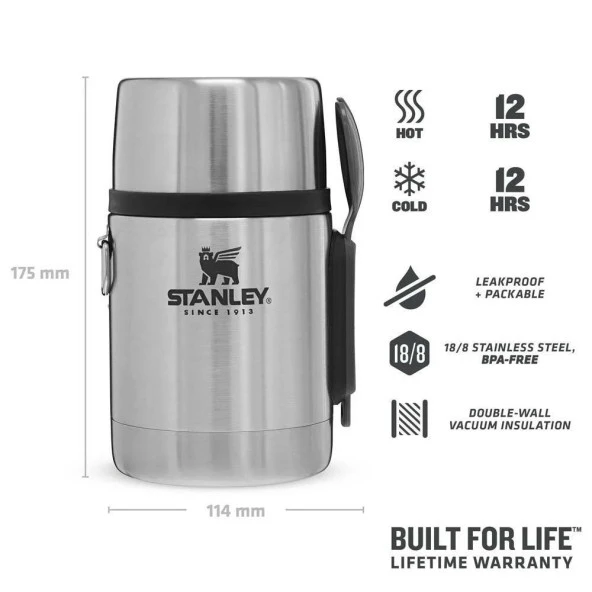 Stanley Adventure Vakumlu Yemek Termosu 0,53 Lt - Resim 4