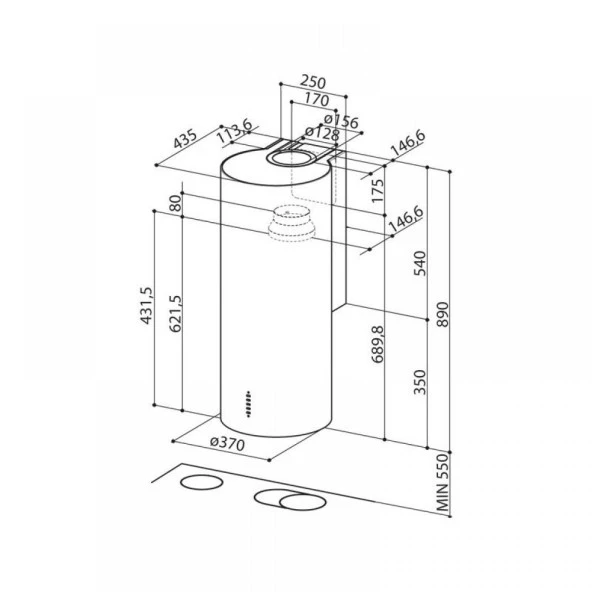 FRANKE DAVLUMBAZ ISOLA GLOSS PLUS EV8+ BK A37 - Resim 2