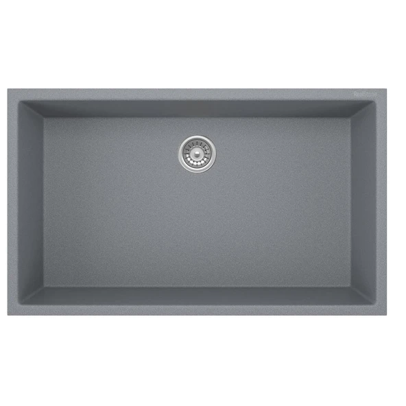REAL GORDİON 76 GRANİT EVİYE K013 GRİ 70.5 x 39 Cm Tezgah Altı ürün görseli 1