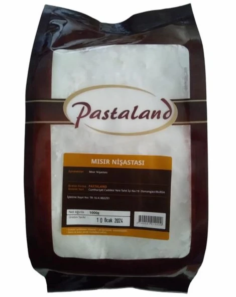 PASTALAND MISIR NİŞASTASI 1 KG ürün görseli 1