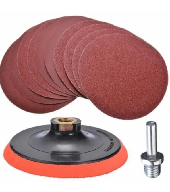 Cırt Zımpara Seti 115 mm 27 Parça 40-120 Kum ürün görseli 1