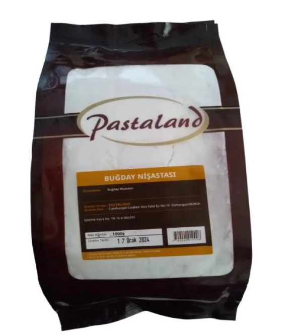 PASTALAND BUĞDAY NİŞASTASI 1 KG ürün görseli 1