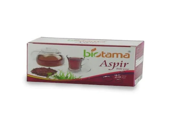 Biotama 25 li Aspir Çayı Süzen Poşet Çay ürün görseli 1