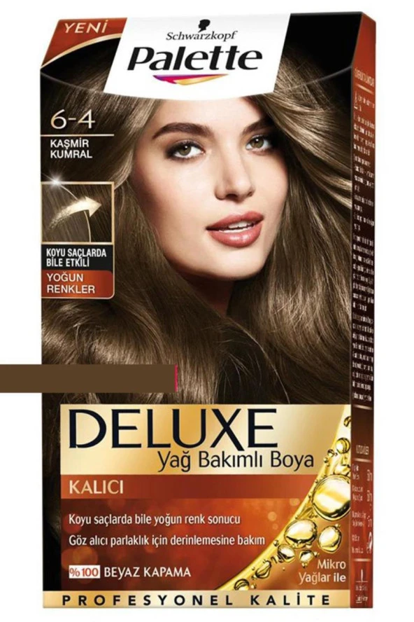 Palette Deluxe Saç Boyası 6.4 Kaşmir Kumral ürün görseli 1