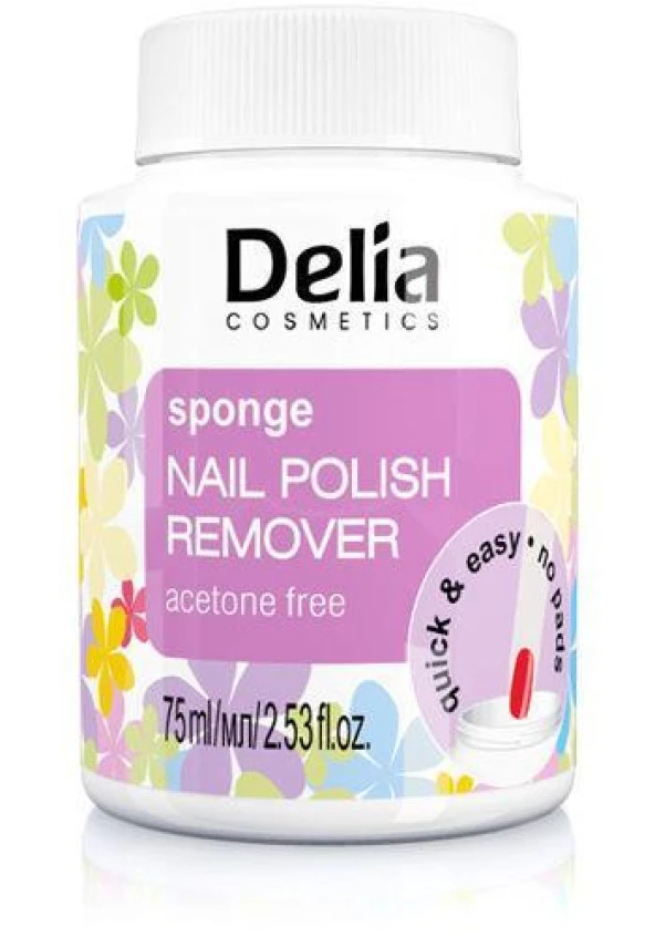 Delia 75 Ml Asetonsuz Oje Çıkarıcı Sponge Nail Polish Remover Acetone Free ürün görseli 1