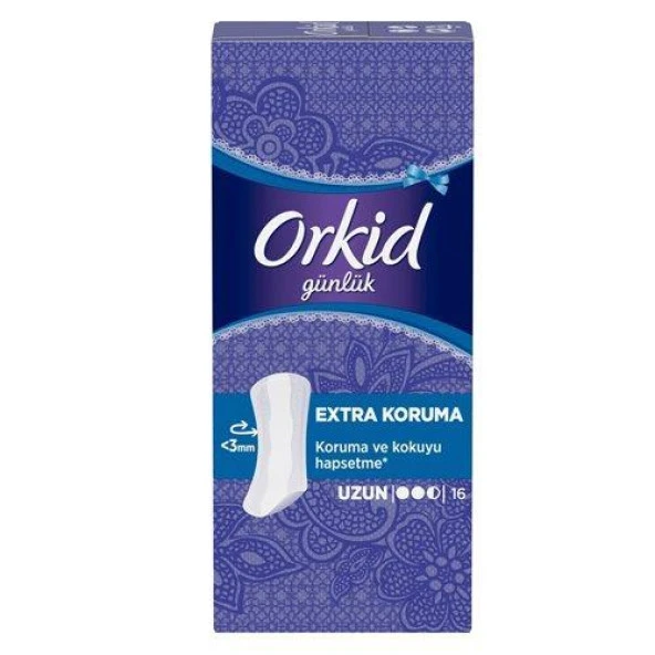 Orkid Günlük Ped Extra Koruma Uzun 16 lı Large ürün görseli 1