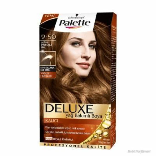 Palette Deluxe Saç Boyası 9.50 Altın Parıltılı Bal ürün görseli 1