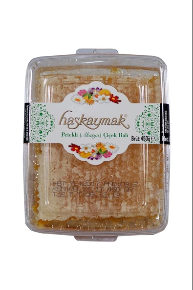 Haskaymak Petekli Kesme Bal 450 G ürün görseli 1
