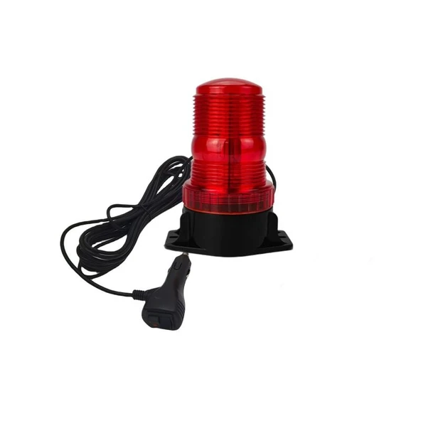 Space 7 fonksiyonlu tepe lambası çakarlı mıknatıslı dikey model 12-30v kırmızı / LAIK537-2 ürün görseli 1