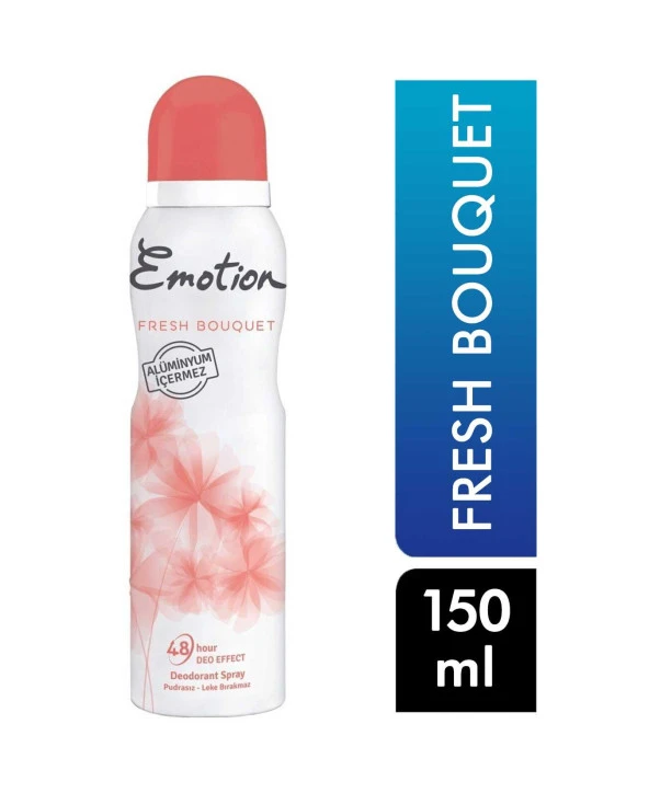 Emotion Deodorant Fresh Bouquet 150 ml Bayan - Resim 2