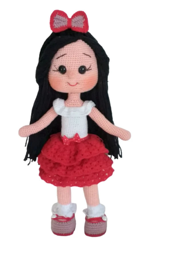 Sare Bebek Amigurumi Organik Oyuncak ürün görseli 1