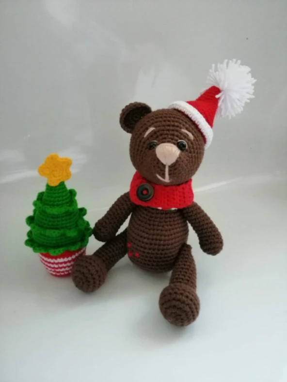 Bihter Ayıcık Amigurumi Organik Oyuncak ürün görseli 1