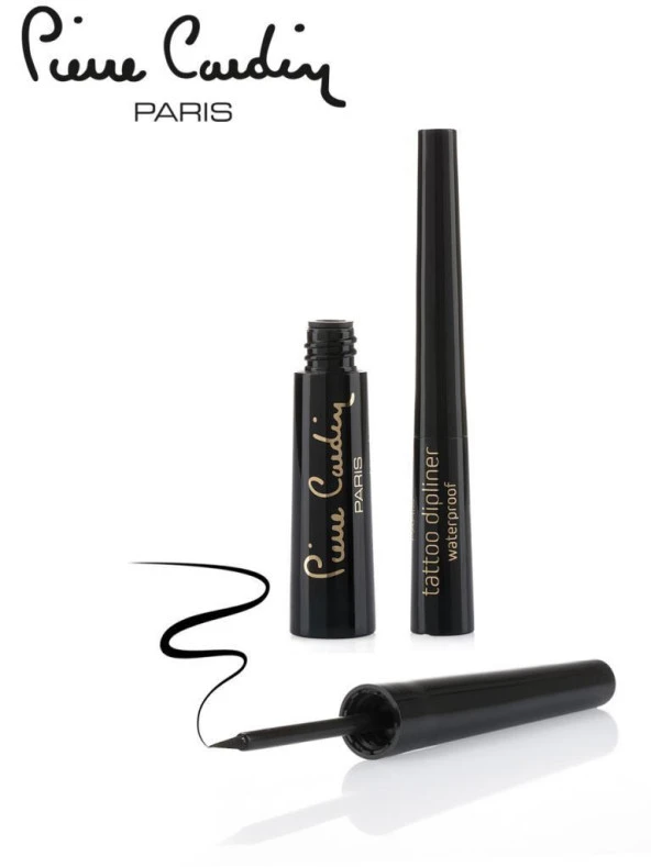 Pierre Cardin Suya Dayanıklı Keçe Uçlu Tattoo Dipliner Siyah 507 Eyeliner 13234 ürün görseli 1