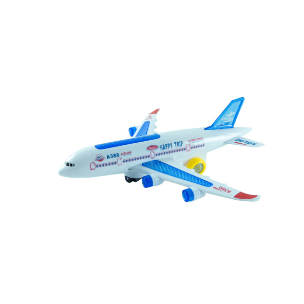 Oyuncak Uçak A380 Işıklı Sesli 30 Cm ürün görseli 1