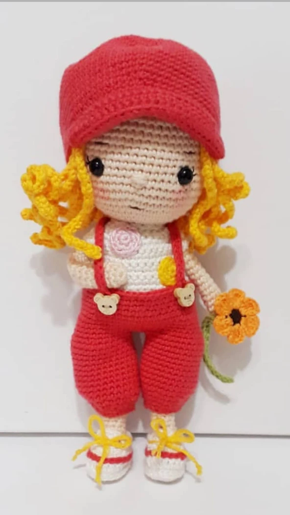 Liza Bebek Amigurumi Organik Oyuncak ürün görseli 1