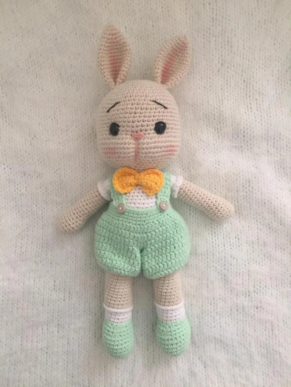 Bay Tavşan Monami Amigurumi Organik Oyuncak ürün görseli 1