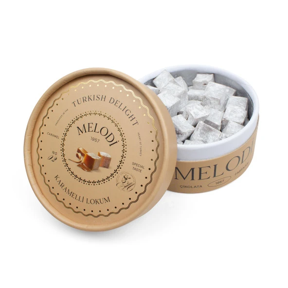 Melodi Çikolata Karamelli Lokum 250 gr ürün görseli 1