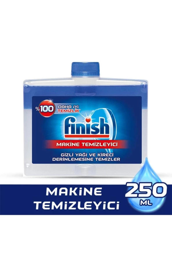 Finish Bulaşık Makine Temizleyici Sıvı 250 Ml Mavi ürün görseli 1
