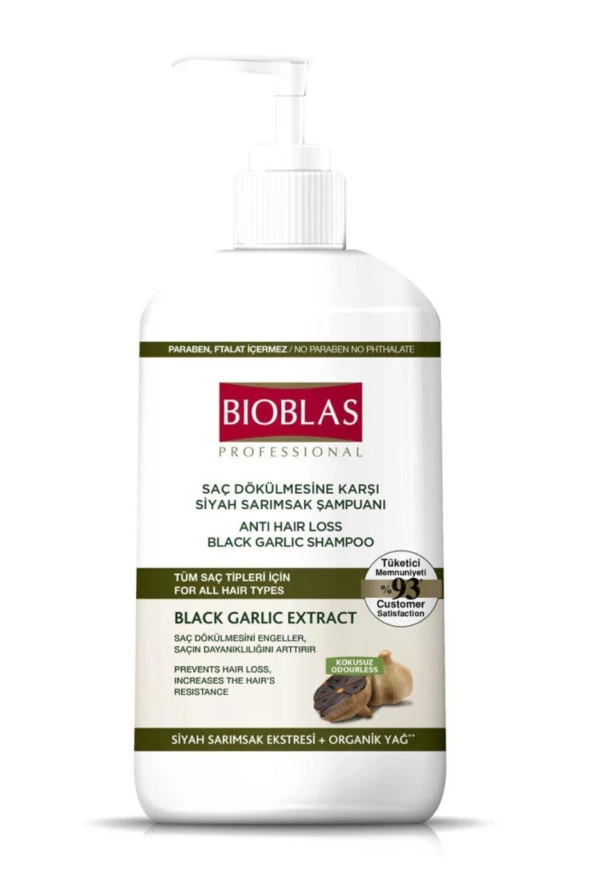 Bioblas Şampuan 1000 ML Siyah Sarımsaklı Kokusuz ürün görseli 1