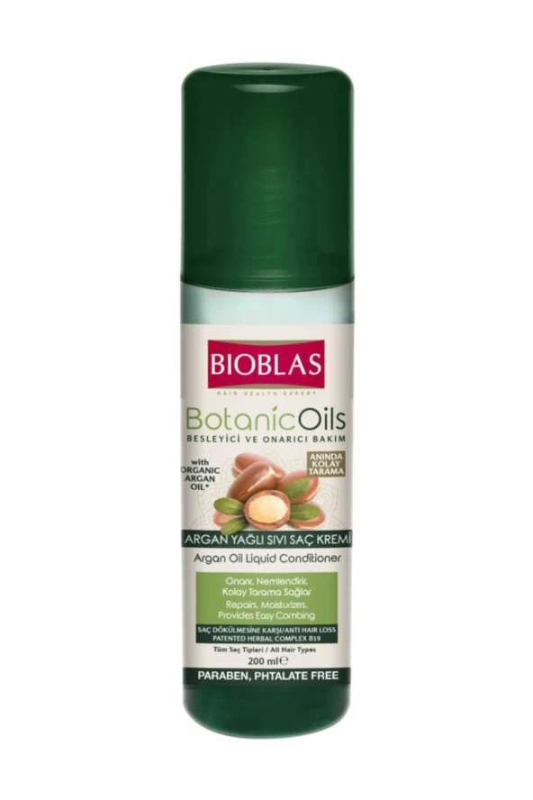 Bioblas Sıvı Saç Kremi Botanic Oils Argan Yağlı Besleyici Onarıcı 200 ml ürün görseli 1