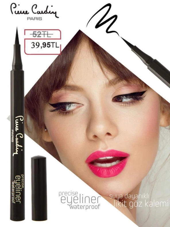 Pierre Cardin Suya Dayanıklı Keçe Uçlu Eyeliner Pen 501 - 13204 ürün görseli 1