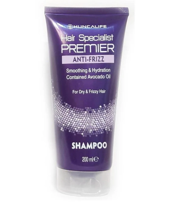 Huncalife Hair Specialist Premier Şampuan 200 ml Anti-Frizz Elektriklenmeyi Önleyici ürün görseli 1