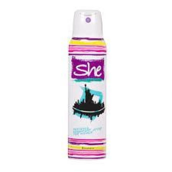 She Deodorant New York 150 ml Bayan Spray ürün görseli 1