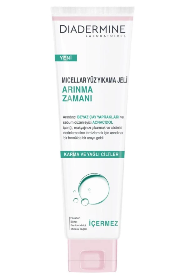 Diadermine Micellar Yüz Yıkama Jeli Arınma Zamanı 150 ml ürün görseli 1
