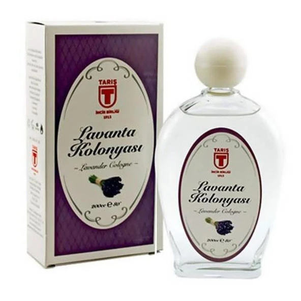 Tariş Lavanta Kolonyası Cam Şişe 200 Ml 80 Derece ürün görseli 1