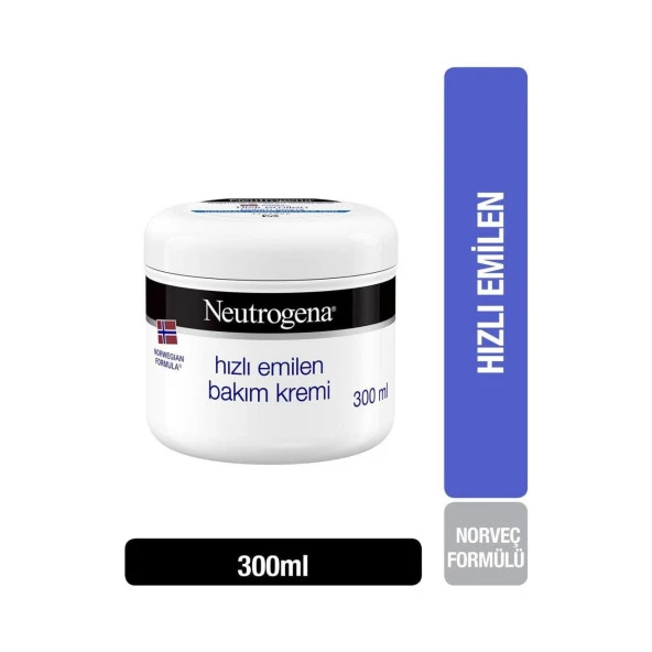 Neutrogena Norveç Formülü Hızlı Emilen Bakım Kremi 300 ml ürün görseli 1