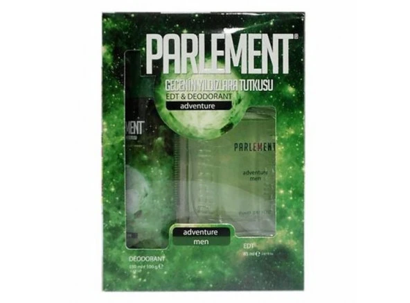 Parlement Adventure Erkek Set 50ml Edt + 150ml Deodorant Yeşil ürün görseli 1