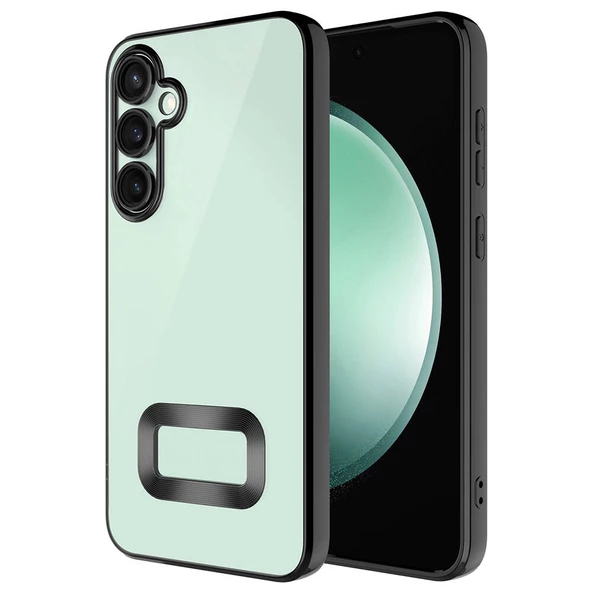 Galaxy A05S Kılıf Köşeleri Renkli Şeffaf Kamera Korumalı Silikon Luxury Kapak ürün görseli 1