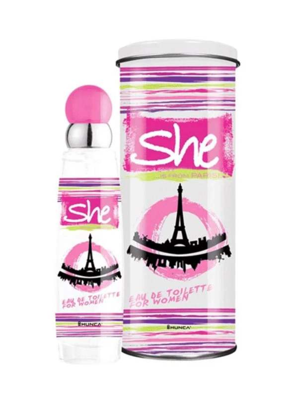 Hunca She Paris  Edt 50 ml Kadın Parfümü ürün görseli 1