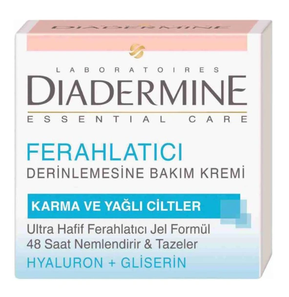 Diadermine Karma Ve Yağlı Ciltler İçin 48 Saat Ferahlatıcı Jel Krem 50 Ml ürün görseli 1