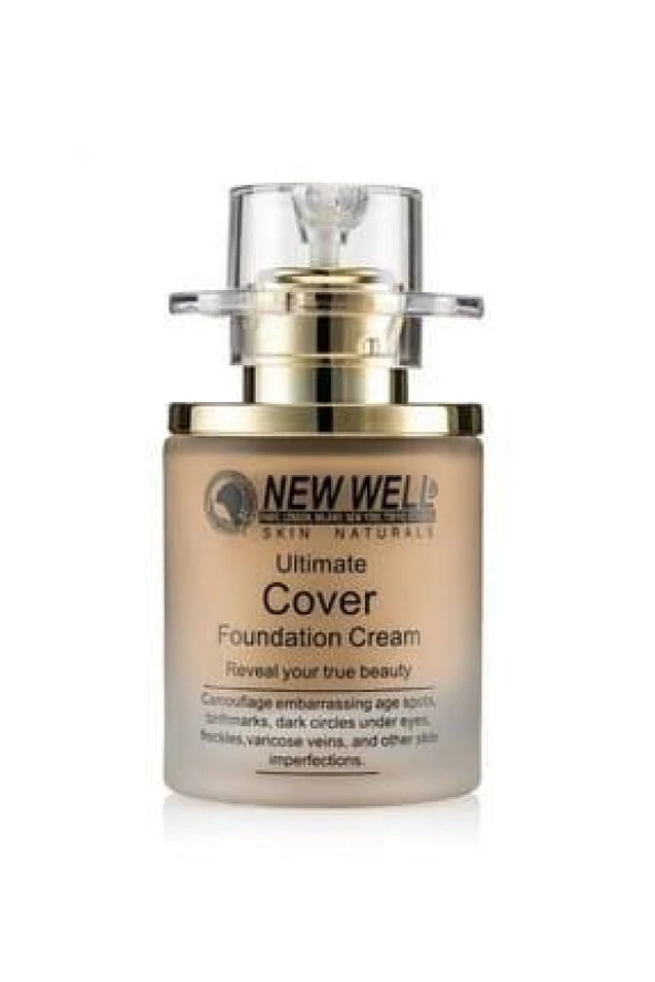 New Well Yoğun Kapatıcı Krem Cover Şişe Fondöten 03 ürün görseli 1