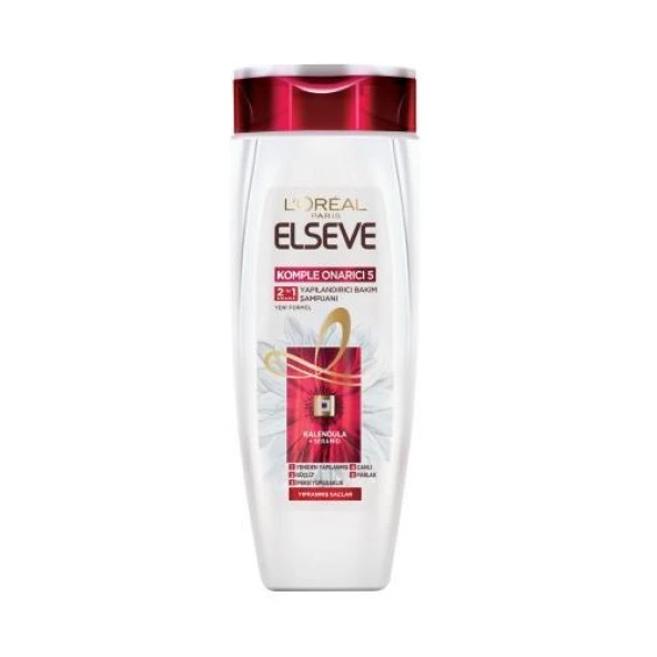 LOreal Paris Elseve Komple 5 Onarıcı Etki 2 si 1 Arada Şampuan 550 Ml ürün görseli 1