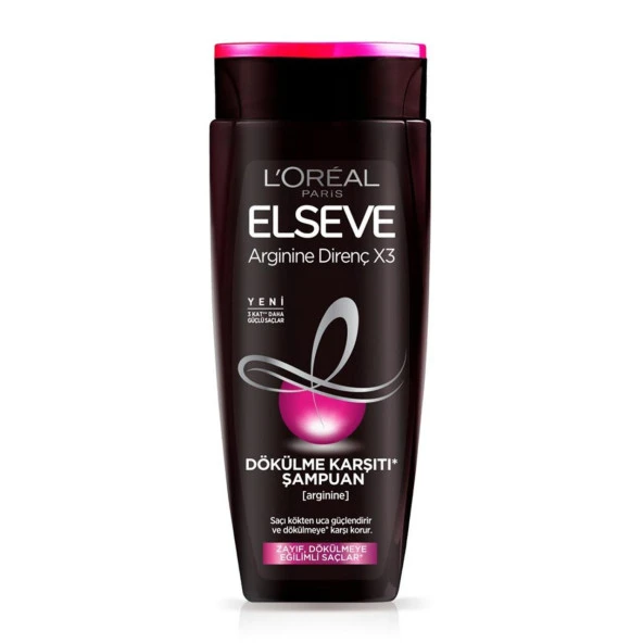Loreal Elseve Şampuan 550 ml Arginine Direnç X3 Dökülme Karşıtı ürün görseli 1