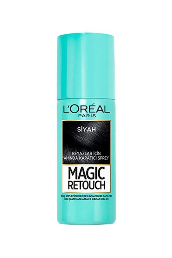LOREAL Magic Retouch Siyah Sprey Saç Dip Boyası ürün görseli 1