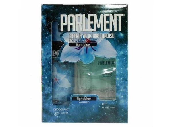 Parlement Light Blue Bayan Set 60ml Edt + 150 Ml Deodorant ürün görseli 1