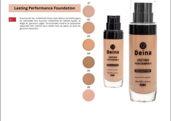 Deina Lasting Performance Fondoten 02 - Resim 3
