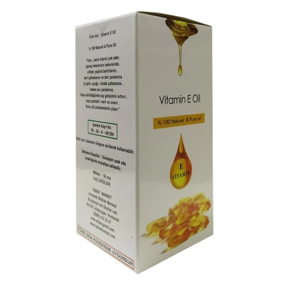 Tabiat Market E Vitamini Yağı 50 ML - Resim 4