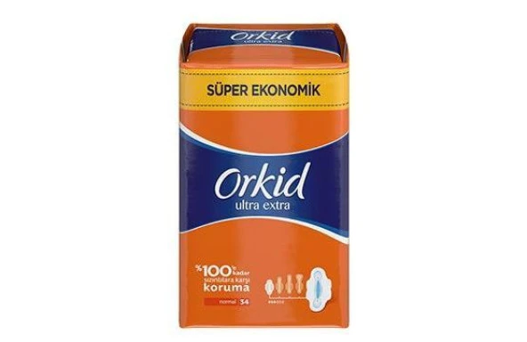 Orkid Ultra Extra Hijyenik Ped Normal Süper Ekonomik Paket 28 Ped ürün görseli 1