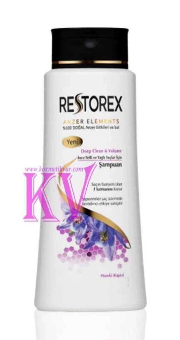 Restorex Şampuan 500 ml Arındırıcı İnce Telli Yağlı Saçlar ürün görseli 1