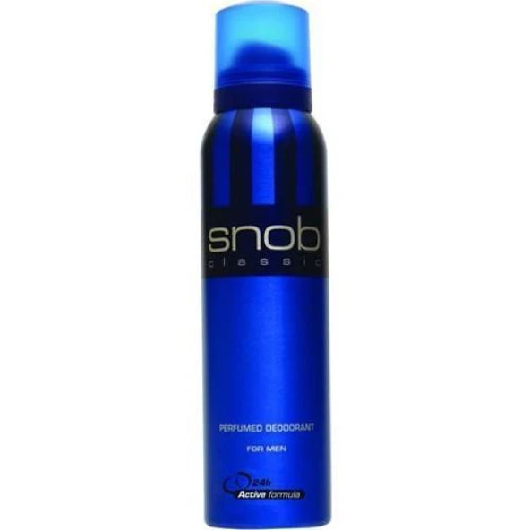 Snob Klasik Deodorant 150 ml Erkek - Mavi ürün görseli 1