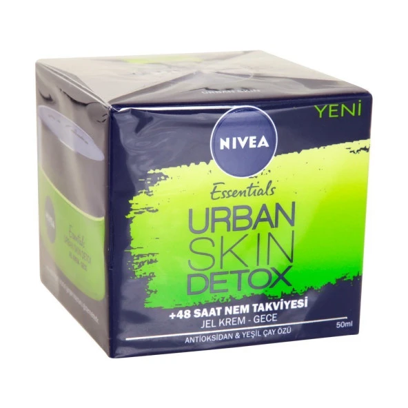 Nivea Essentials Urban Skin Detox Gece Jel Krem 50 ml SPF20 ürün görseli 1