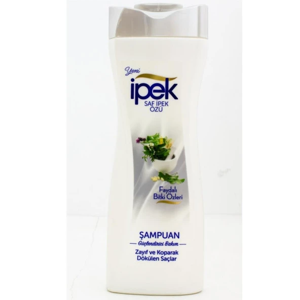 İpek Şampuan 600 ml Zayıf Ve Koparak Dökülen Saçlar Faydalı Bitki Özleri ürün görseli 1
