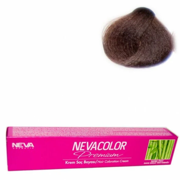 Neva Color Tüp Saç Boyası 6.3 Fındık Kabuğu 50 Gr + Oksidan Sıvısı 50 Ml ürün görseli 1